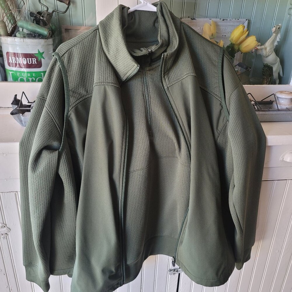 Xersion Quick Dri 1/4 Zip Sweatshirt & Vest set of 2